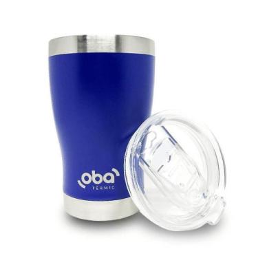 Imagem de Copo Térmico c/Tampa 473ml Inox 18x8 Topo de linha - Oba Termic