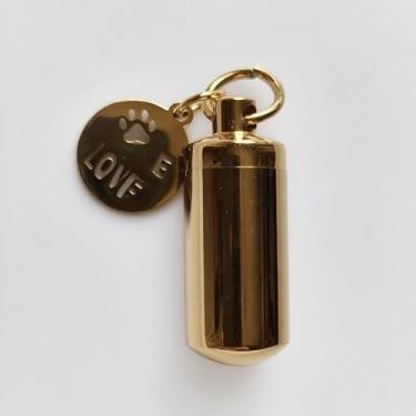 Imagem de ZBJBinCH Etiqueta para animais de estimação etiquetas de gato personalizadas vários tipos de corpo para cães ou gatos, tubo de aço inoxidável, cartão de endereço antiperda para coleira (coleira não