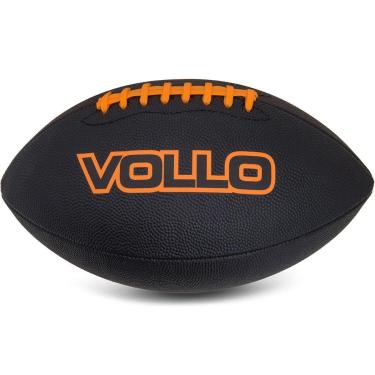 Imagem de Bola de Futebol Americano Vollo Tamanho Oficial 9 Preta-Unissex