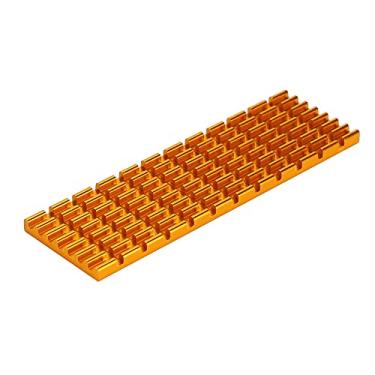 Imagem de Dissipador de Calor Ssd, Dissipador de Calor para M.2 Ssd Pcie M.2 Ssd 2280 Ssd Dissipador de Calor Liga de Alumínio Ssd Cooler para Desktop Computador Portátil (Ouro)