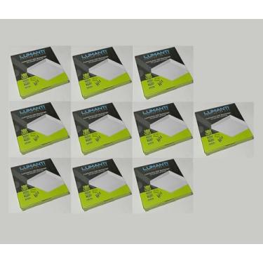 Imagem de Kit 10 Plafon LED sobrepor quadrado 18W, 3000k LUMANTI