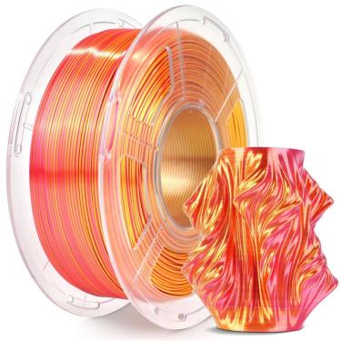 Imagem de Filamento de impressora 3D SUNLU Silk Dual Color PLA 1,75 mm 1 kg