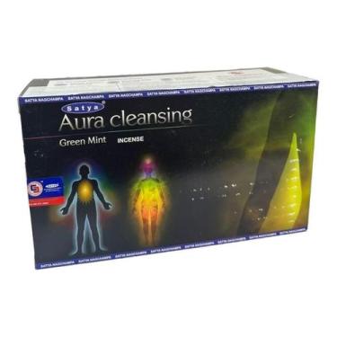 Imagem de Incenso Satya Aura Cleansing 12 Caixas 12 Varetas - Lua Mística - 100%