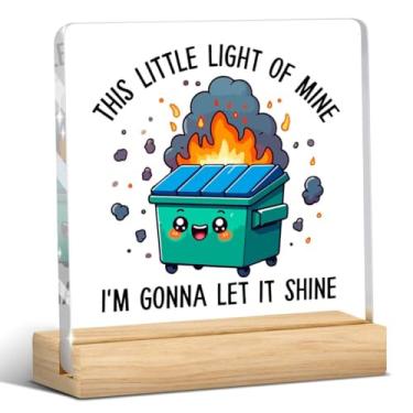 Imagem de Acessórios de mesa de lixo para bombeiros, decoração de mesa engraçada, ornamento de lixeira, decoração de escritório divertida para mulheres e homens, decoração decorativa fofa, presentes de