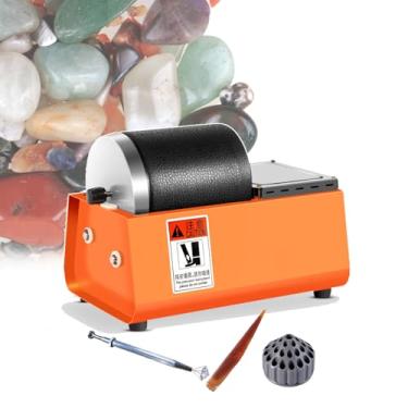 Imagem de CNAOHGHN MáQuina De Polimento E RetificaçãO De Pedras Preciosas, Com Cilindro De Borracha à Prova De Vazamentos, Haste De Polimento, Garras De Metal Para Pedras Preciosas E Caixa De Armazenamento