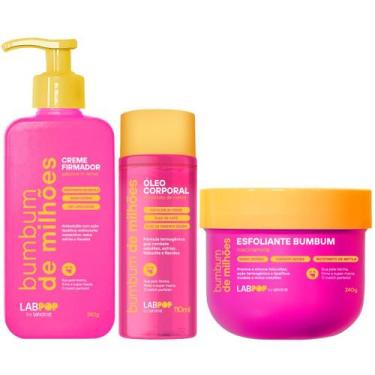 Imagem de Kit Bumbum De Milhoes Creme Firmador + Esfoliante Corporal + Oleo Term
