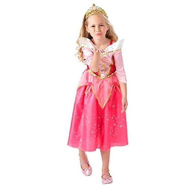 Imagem de Fantasia Bela Adormecida Princesa Aurora Infantil Luxo Rubies G 9-12