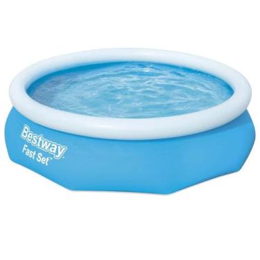 Imagem de Piscina Inflável Grande Redonda Fast Set 3.800L Bestway