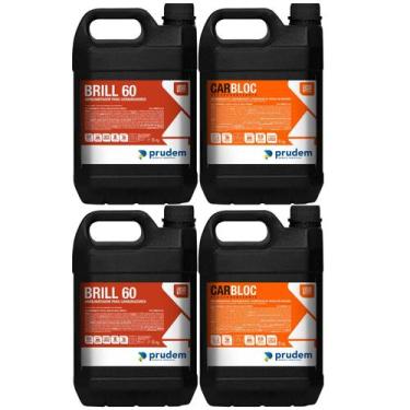 Imagem de Carbloc Descarbonizante + Brill 60 Restaurador Carburadores - Prudem Q