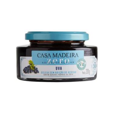 Imagem de Geleia gourmet casa madeira zero açúcar de uva 220g