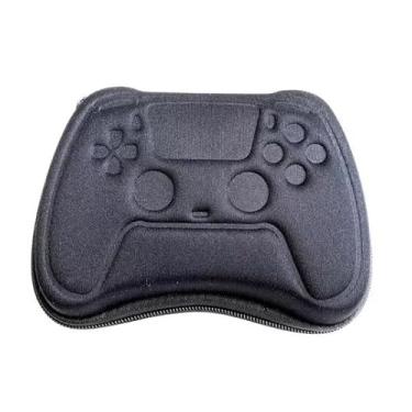Imagem de Case Rigido Bag Bolsa de Viagem Estojo de Transporte Proteção Compatível Com PS5 Case Capa de Controle Joystick Playstation 5 (Preto)