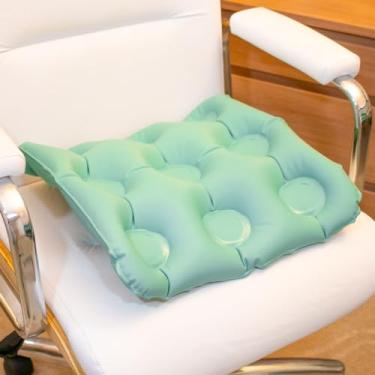 Imagem de Almofada Ortopédica Caixa de Ovo Quadrada Inflável 2 em 1