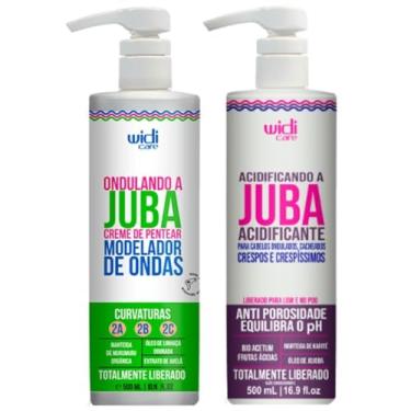 Imagem de Kit Juba Widi Care Creme De Pentear Ondulando + Acidificante Anti Porosidade Capilar 500g
