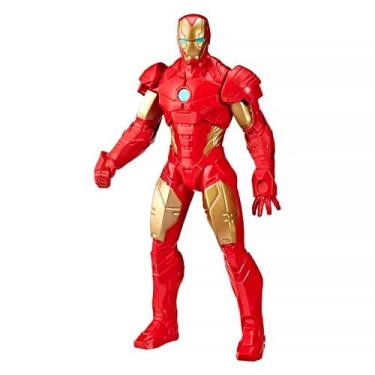 Imagem de Boneco Marvel Olympus Homem de Ferro E5556 E5582 - Hasbro, Vermelho e 