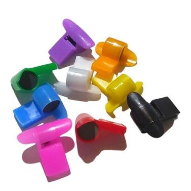 Imagem de Mini Brinquedo Apito Juiz C/ 25 Un Lembrancinha Festa - VENDEU BEM