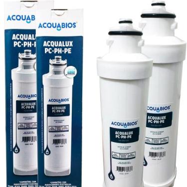 Imagem de Kit 2 Filtro Refil Compatível Electrolux Pe11 Pc41 Ph41 - Acquabios
