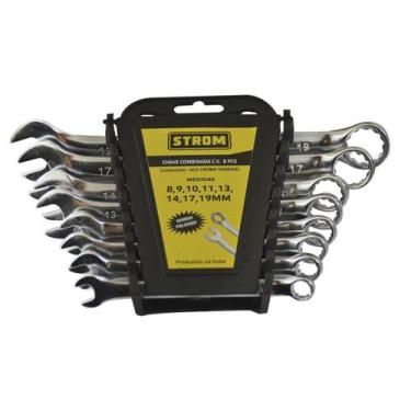 Imagem de Jogo De Chaves Combinadas 8 Peças - H200040 - Strom