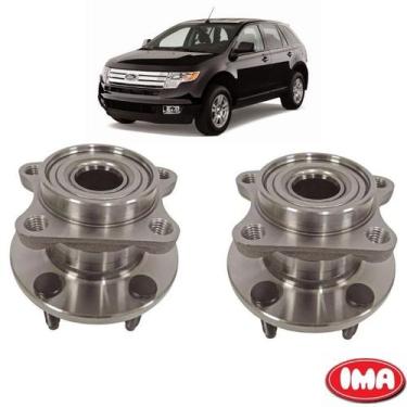 Imagem de Par Cubo Da Roda Traseira Com Rolamento - Edge 2008 A 2010 - Al-549 - 