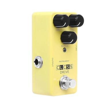 Imagem de Asixxsix Pedal de Guitarra Elétrica de Baixo Ganho, Pedal de Efeitos de Distorção de Metal Compacto Com Desvio Verdadeiro, Interface de Saída de Entrada de 6,35 Mm