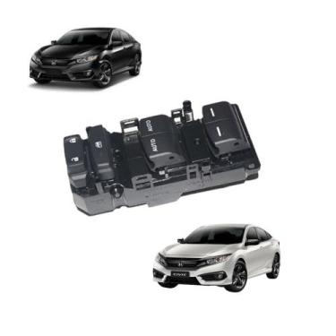 Imagem de Interruptor Mestre Vidro Elétrico Civic G10 - NEVOSA