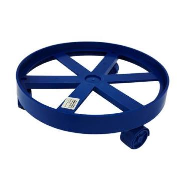 Imagem de Suporte para Botijão de Gás com Roda Azul - Micromax
