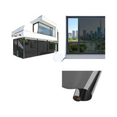 Imagem de Película De Vidro Isolante Espelhada Unidirecional Para Proteção Solar