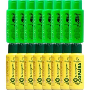 Imagem de Revenda Atacado 8 Gel Detonador com 21 Ervas 200g + 8 Gel Massageador 