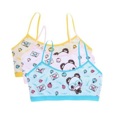Imagem de Sutiã De Treinamento Para Meninas Adolescentes Com Estampa De Panda E 
