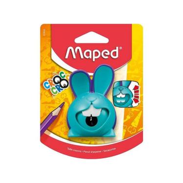 Imagem de Apontador c/ coletor Croc Croc Coelho 1 furo 017610 Maped