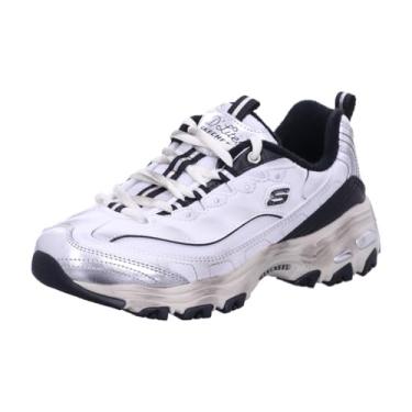 Imagem de Skechers Tênis feminino D'lites, branco, 34 BR