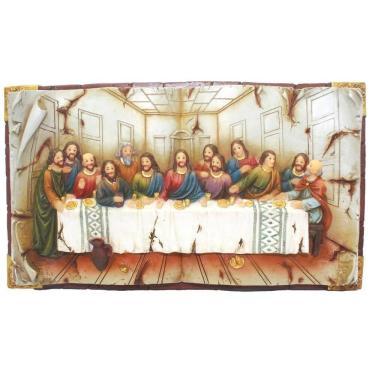 Imagem de Santa Ceia Livro Em Resina 30X5X17Cm