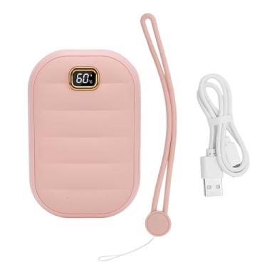 Imagem de RiToEasysports Aquecedor da MãO Recarregável, Aquecedor de MãO Elétrica Com 4 Níveis de Calor 4000mAh Bateria Tipo C Charging O Aquecimento de Dupla Face para um Escritório de Trajeto Ao Ar (Rosa)