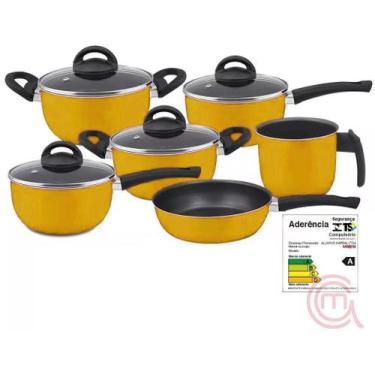 Imagem de Conjunto de panelas antiaderente 6 peças marpal