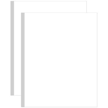 Imagem de (Pacote com 2) Papel cartolina branco de 21,6 cm x 28 cm, capa grossa de 36,3 kg, 100 folhas de papel de impressora para cartões de visita, artes e artesanato, impressão de escritório, pôsteres