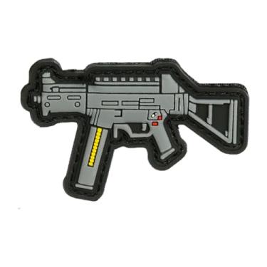 Imagem de Uijokdef Uijokdef 1 peça tático design de rifle de PVC adesivo moral, fecho de gancho, estilo militar (armas 8)