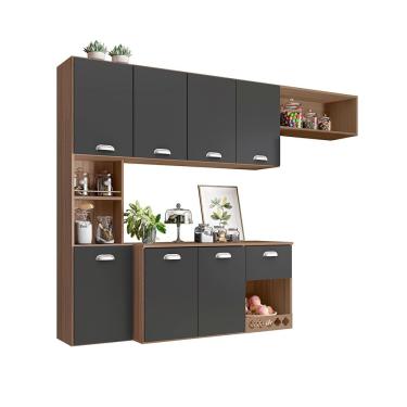 Imagem de Cozinha Suspensa Com Balcão 180cm Mila - SSX Multicoisas