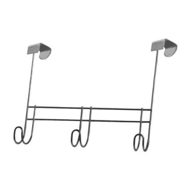 Imagem de Cabideiro para Porta 3 Ganchos Ganchos para Pendurar Toalhas - ARAMEFE