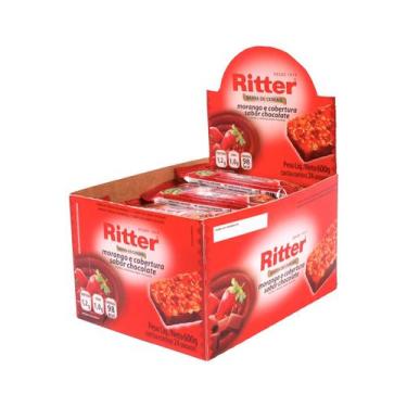 Imagem de Barra de Cereal Morango com Chocolate display com 24 un - Ritter