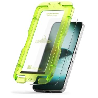 Imagem de Ringke Película protetora de tela Easy Slide de vidro temperado compatível com Nothing Phone 3 [super fácil de instalar], resistente a quebras, dureza 9H premium - pacote com 2