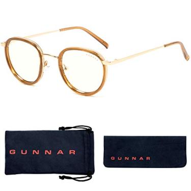 Imagem de Gaming Glasses | Blue Light Blocking Glasses | Atherton/Gold by Gunnar | 35% Blue Light Protection, 100% UV Light, Anti-Reflective To Protect & Reduce Eye Strain & Dryness