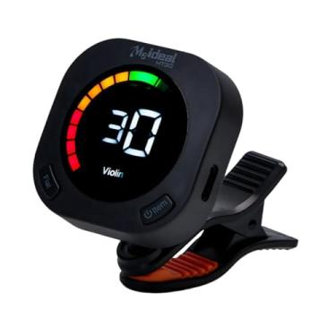 Imagem de Dynwave Afinador de guitarra com clipe, afinação rápida e precisa, recarregável por USB para baixo e violoncelo, Preto