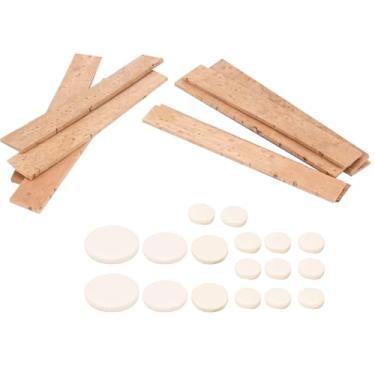 Imagem de Domary Kit de Acessórios para Clarinete 17pcs Som Hole Bole Blocs 10pcs Folhas de Cortiça Folhas Bb Key Replacement Musical Instruments Acessórios para Jogadores de Clarinete