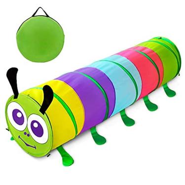 Imagem de Túnel Infantil PigPigPen, Tenda Pop Up para Bebês ou Cães, Brinquedos Interior/Exterior no Jardim de Infância