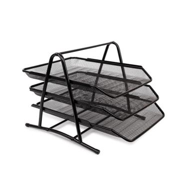 Imagem de Organizador De Mesa Escritório Bandeja De Documentos Tripla