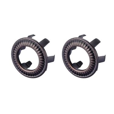 Imagem de Pacote com 2 anéis de transbordamento de pia, tampa de inserção de orifício de cobertura de cobre para pia de cozinha de banheiro WOWOW (bronze polido a óleo)