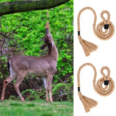 Imagem de Maasechs Corda de perfume de veado corda de cânhamo para veado sistema de raspagem simulada atrativo rígido para pendurar raspar lamber perfume juta em qualquer lugar para acessórios de caça presentes