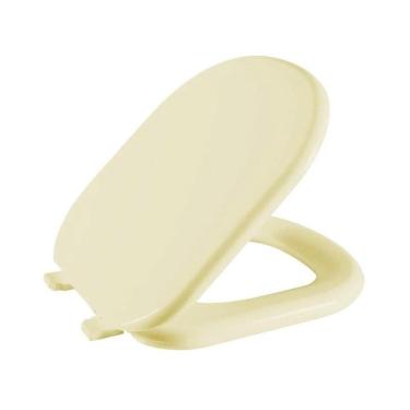 Imagem de Assento Sanitário Etna Bege Tampa Vaso Icasa Almofadado Bege
