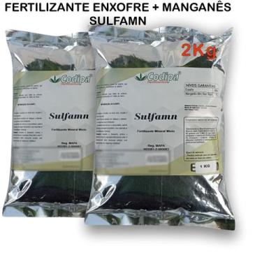 Imagem de Fertilizante Enxofre + Manganês pacote 2kg SulfaMn - AGROADUBO / FENIX