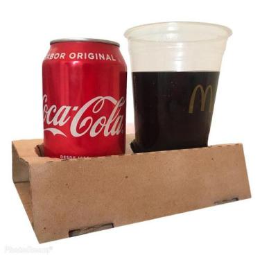 Imagem de Suporte para Copos Descartáveis em Papelão Ondulado - 18,5X9X5 cm - Pa