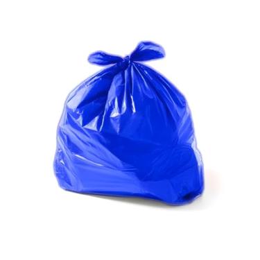 Imagem de Saco de lixo 60 Litros Colorido 100 unidades Escolha a cor sacos para coleta seletiva (Azul)